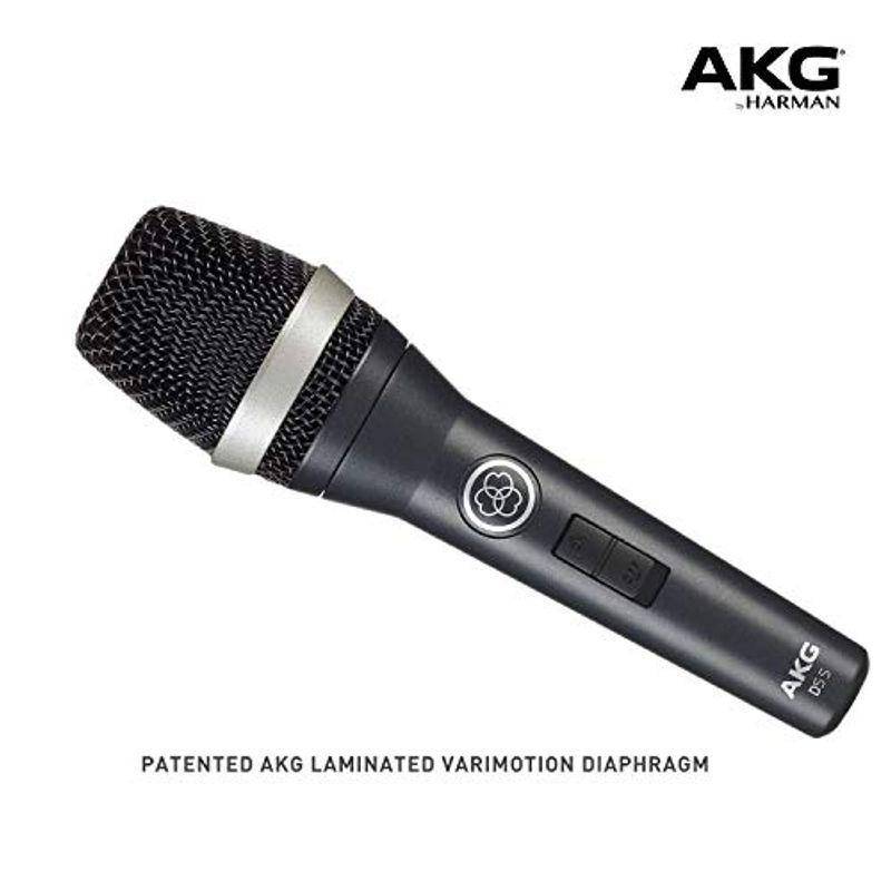 AKG アカゲ ボーカル用 ダイナミック・マイクロホン D5S スイッチ付国内正規品