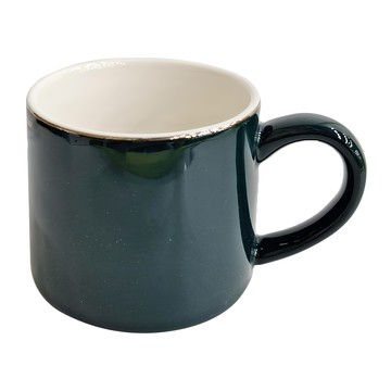 JUST HOME 格調馬克杯4件組 300ml 陶瓷杯  綠色  1組