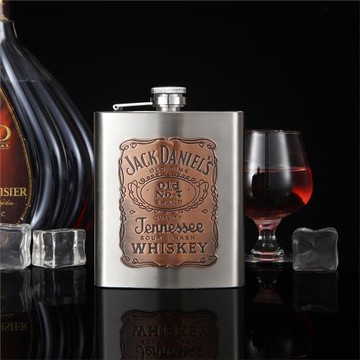 復古懷舊酒壺304不銹鋼加厚隨身戶外旅行便攜式小酒壺扁酒瓶酒具