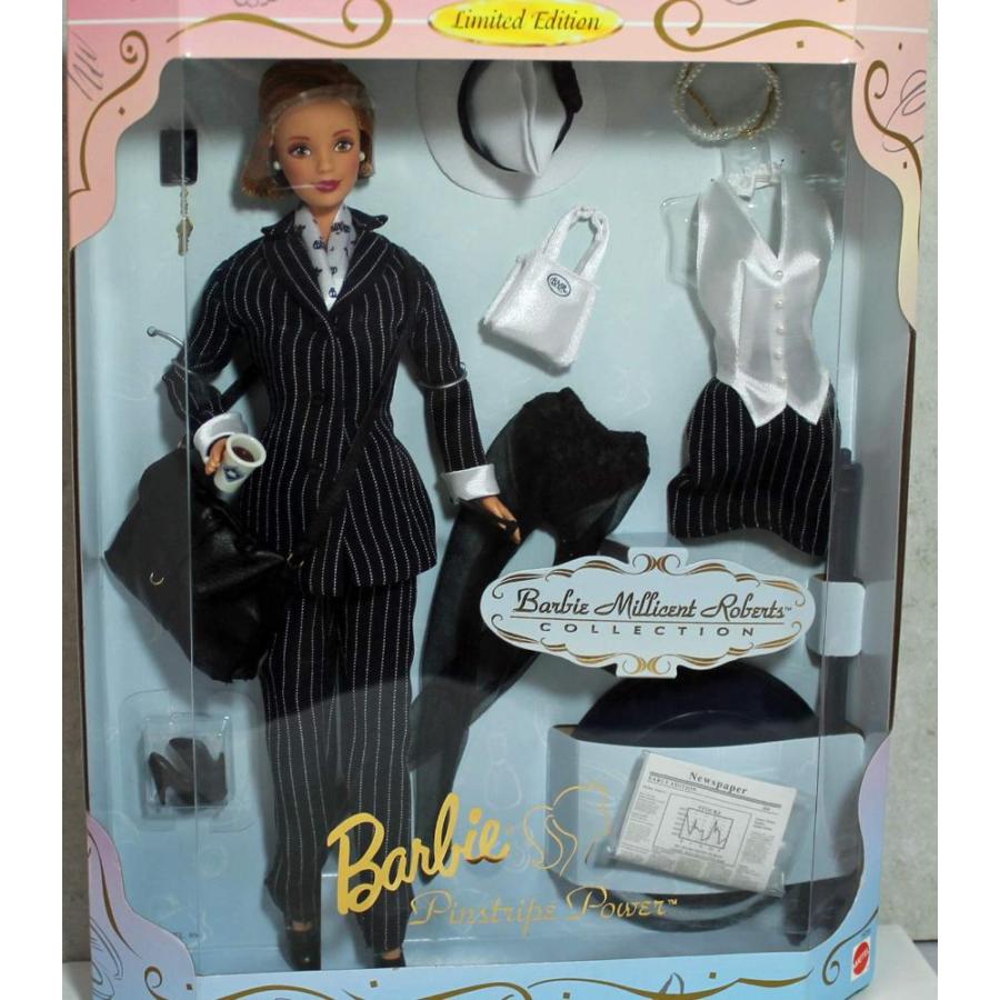 Barbie Millicent Roberts Pinstripe Power Doll Extra Fashion