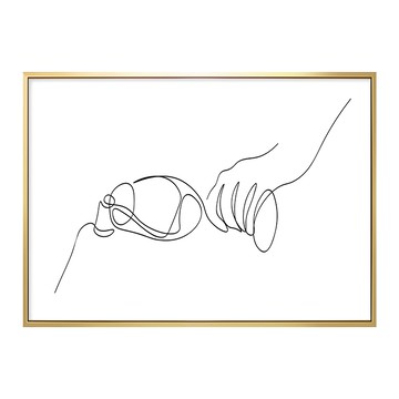 菠蘿選畫所  40 x 30cm  我還沒醉 白色