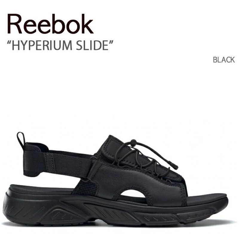 REEBOK リーボック サンダル HYPERIUM SLIDE BLACK ハイぺリウム