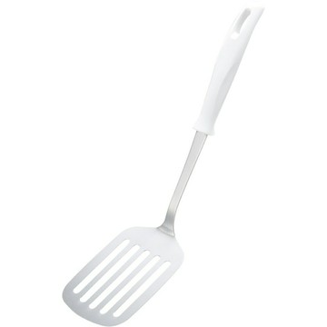 【領券滿額折100】 日本KAI貝印手持不銹鋼白色鍋鏟