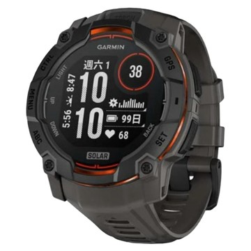 GARMIN Instinct 3 Solar 本我系列 GPS太陽能智慧腕錶 50mm  石墨灰  1.1吋  GPS + 藍牙