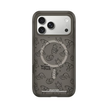 iPhone 17 Pro Max AirX 本質黑 - 迪士尼-小熊維尼 Disney Winnie The Pooh - 線條圖案