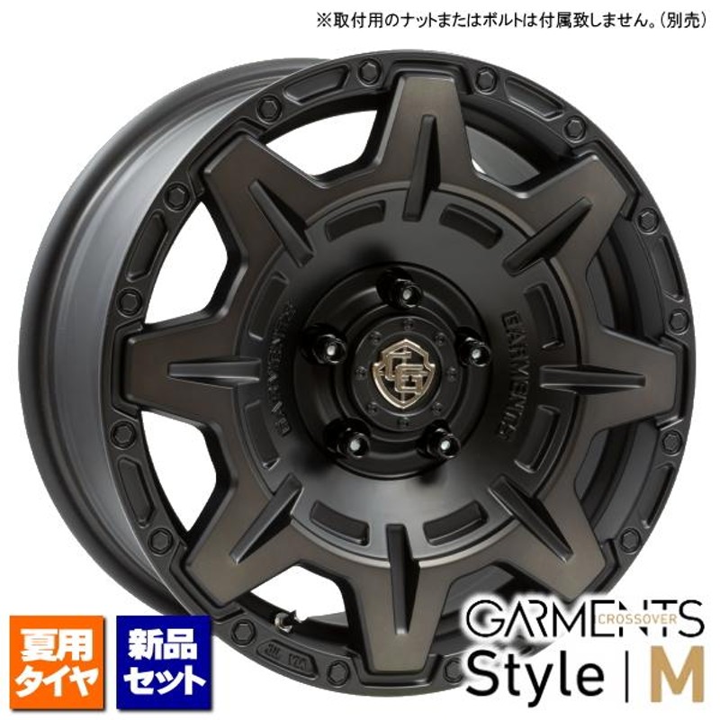 マッドスター ラジアル M/T 215/65R16 u0026 CROSSOVER GARMENTS Style M 16インチ 7.0J +35 5H  114.3P BK トヨタ ヤリスクロス C-HR | LINEショッピング