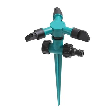 小麥購物 360度旋轉灑水器 插地可串接 L509  藍色  1個