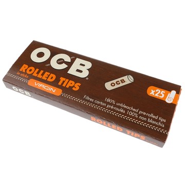 【OCB】法國進口Virgin Pre Rolled Tips 6.5mm 預捲式紙濾嘴(5盒入)