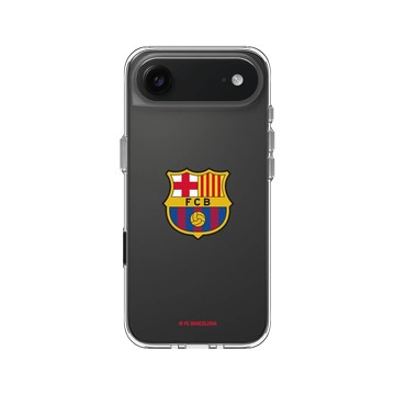 iPhone Air Clear Case（相機按鈕） 透明 - FC Barcelona - FCB Logo