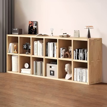 HappyLife 全實木12格書櫃 加高款 Y11770