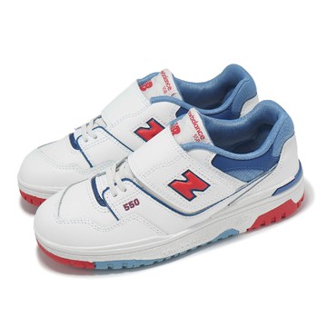 休閒鞋 550 中童鞋 小朋友 白 藍 紅 復古 魔鬼氈 NB PHB550CH-M