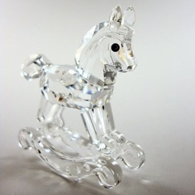 スワロフスキー Swarovski クリスタル 馬 『Rocking Horse』 183270 ...