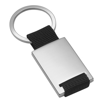 《REFLECTS》簡約鑰匙圈(黑銀)