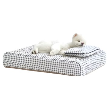 mooayou 春夏床包  L  炭灰格