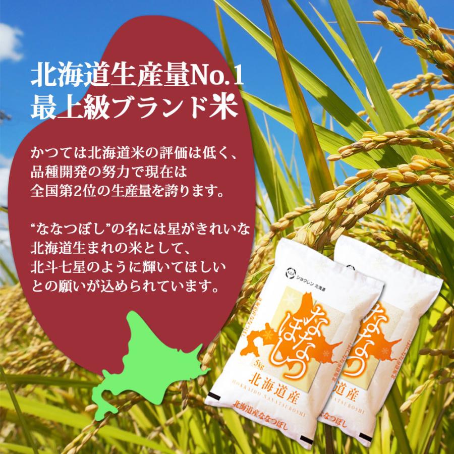 新米 ななつぼし 10kg（5kg×2袋） 北海道産 お米 令和5年 道産米 おこめ 北海道米 特A