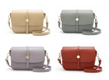 好感日常知性百搭斜背包(小) #奶茶