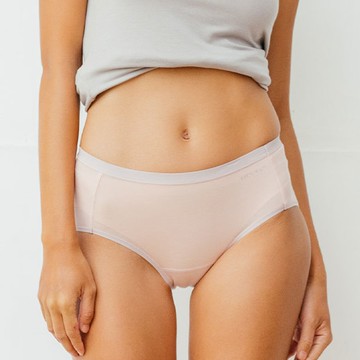 純淨抗菌，中腰內褲 5 件組 (包色組) S