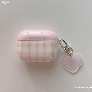 airpodspro3耳機殼.ins韓風格紋波點掛件適airpodspro保護殼小眾airpods3藍牙耳機殼2