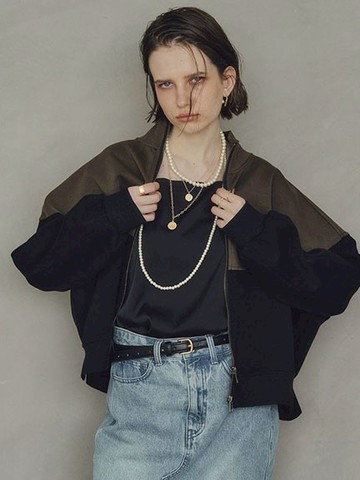 2WAY兩穿法雙向拉鍊短版外套(07000848200) - YECCA VECCA