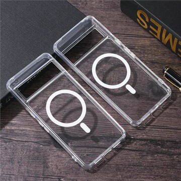透明防摔磁吸殼適用谷歌Pixel10手機殼Pixel8 Pro四角防摔保護套Pixel9 pro新款Pixel 10Pro XL簡約7P/8A/9A