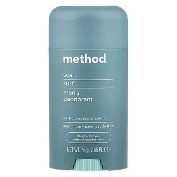 Method, 男士淨味劑，海洋 + 海浪，2.65 盎司（75 克）