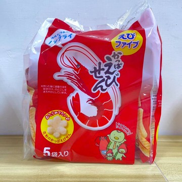 Calbee加樂比 蝦條5袋入 日本蝦味鮮 日本零食