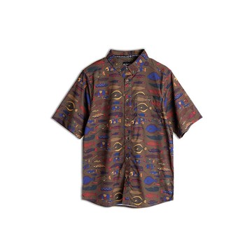 【KAVU】River Wrangler  男款經典休閒襯衫 復刻魚群 #5093