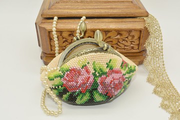 數字下載 - PDF - 珠子鉤針圖案 - 珠子零錢包 DIY #132-7