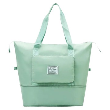 超大容量可擴充摺疊旅行袋  超大  綠色