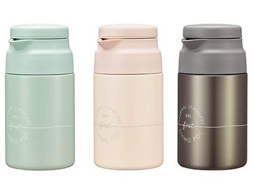 日本代購 空運 Bestco AHS-MA60 桌上型 不鏽鋼 保溫壺 0.6L 水壺 茶壺 真空雙層 保冷 保熱