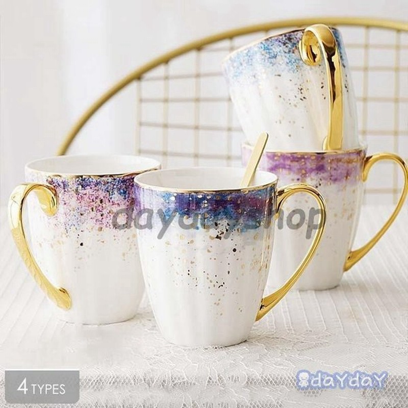 キッチン用品 食器 コーヒー お茶用品 マグカップ ティーカップ 気品 華やか 上質 エレガント ブルー ゴールド パープル 通販 Lineポイント最大0 5 Get Lineショッピング