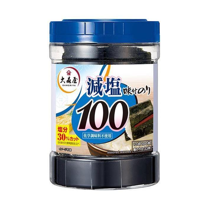 大森屋 減塩 味付卓上100 (12切100枚)×30個入｜ 送料無料