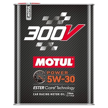 MOTUL 300V POWER 黑鐵罐 引擎油  5w30  2L  1罐