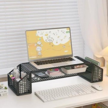 臺鐵藝托架子燒烤增高臺散熱家用加高筆記本電腦懸空桌面架支底座