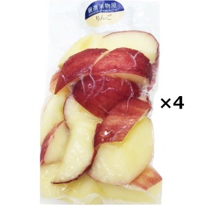 冷凍フルーツ 国産 冷凍りんご 4個 りんご 冷凍 カットフルーツ NORUCA