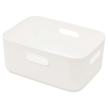 收納盒 窄低型 SOFT NINBOX V WH NITORI宜得利家居
