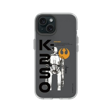 iPhone 15 Clear 透明 - 迪士尼-星際大戰 Star Wars - K2SO 2-俠盜一號