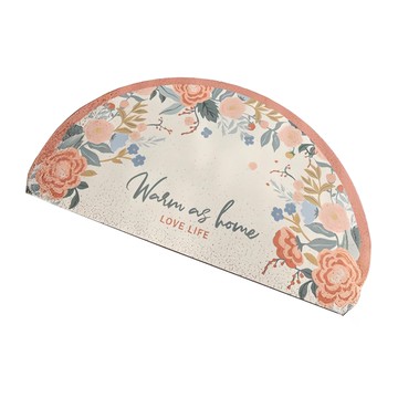 西格傢飾 韓系清新花園絲圈地墊腳踏墊 PVC材質  75 x 45cm  微暖花語 多色  1個