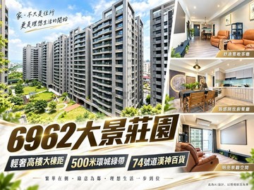 漢神百貨｜6962大景莊園輕奢視野大棟距三房平車｜台中市潭子區僑興一街