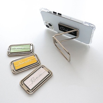 智能手機多功能戒指[浮雕鱷魚圖案名字雕刻]智能手機戒指智能手機支架鱷魚字母雕刻FM11U