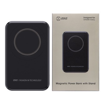 【Samsung 三星】原廠 ITFIT 支架式磁吸行動電源 - 2800mAh (ITPW33)