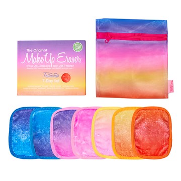 MakeUp Eraser 原創魔法卸妝巾 Festivities 7-Day Set 含迷你加大卸妝巾和防水洗衣收納袋  7條  1組