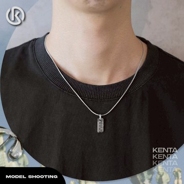 【簡約熱銷中】小尺子項鏈 中性基礎飾品 頸鏈 吊墜項鍊 情侶對鍊 KENTA