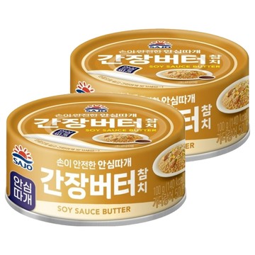 SAJO 鮪魚罐 醬油奶油風味  2個  100g