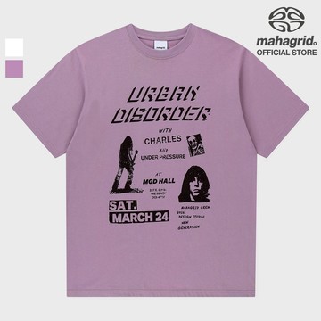 [MAHAGRID] 都市疾病t恤_unisex_korean styleURBAN DISORDER TEE