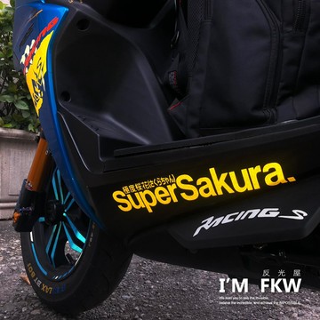反光屋FKW 極度焦躁 極度櫻花 極度色情 3M 反光貼紙 極度系列 車貼 LIKE KRV MMBCU DRG G7