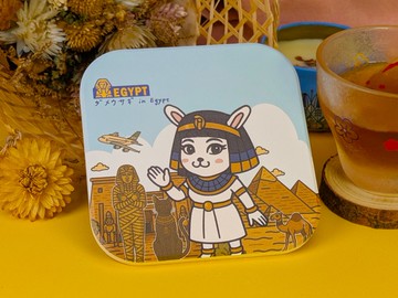 陶瓷杯墊【廢兔 in Egypt】
