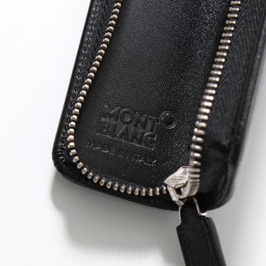 MONTBLANC モンブラン ペンケース MST Pen Pouch Zip Black 101872 メンズ マイスターシュテュック 1ジップ ペンポーチ レザー bk