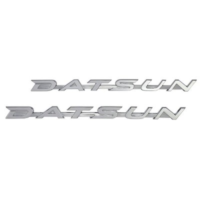 日産純正】 海外仕様 DATSUN サイド フェンダー エンブレム 2個 63806