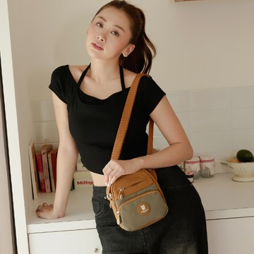 【Kinloch Anderson】Mousse 機能斜側包-夕陽橘